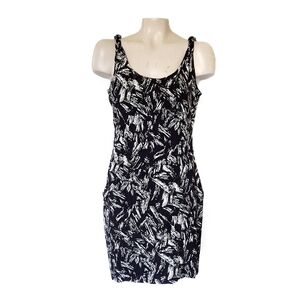 Ann Taylor Tank Midi Dress Petite Party Vacation Cruise Wrap 90s Y2K Summer
